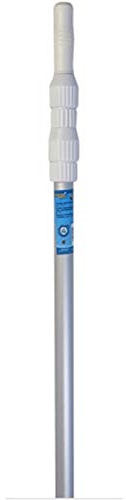 Medipool - Asta telescopica in alluminio, 3 pezzi, allungabile di 120 - 360 cm Adatta a tutti i dispositivi di pulizia delle piscine, guadini e spazzole.