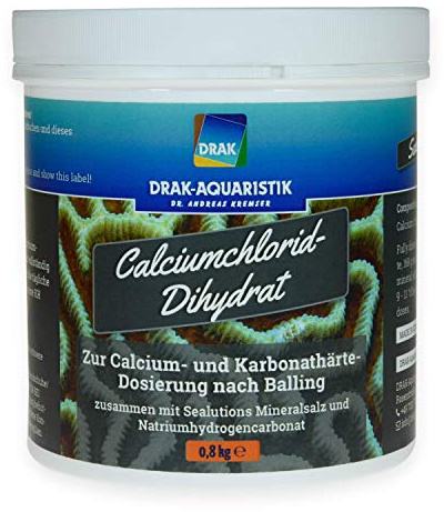 DRAK-Aquaristik Sealutions Calciumchlorid-Dihydrat 0,8 kg Dose