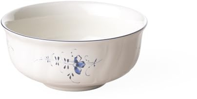 Villeroy & Boch Vieux Luxembourg Dessertschale, Premium Porzellan, weiß/blau