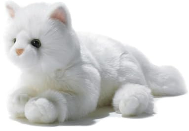Plush & Company - 05936 - Peluche - Perseo Chat Persiano - 32 cm, Blanc