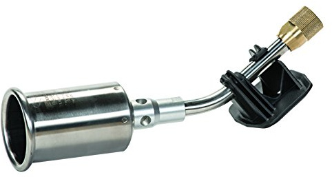 Express, 50SL200, Gaz Butane Flamme-Chalumeau spécial étanchéité Stainless Steel Brûleur/Godet Inox diamètre, Puissance 50 KW + col 130 mm