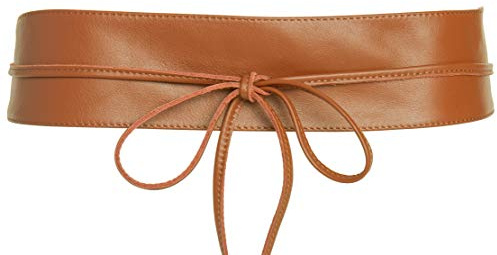 Caspar GU285 Damen Leder Wickelgürtel