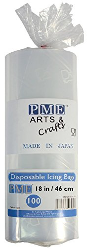 PME Engångsspritspåsar, 45 cm (18 tum), förpackning med 100