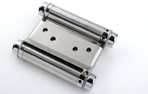 1 Pendeltürband Möbelband Pendeltürscharnier Pendeltürbeschläge Edelstahl massiv rostfrei 100mm