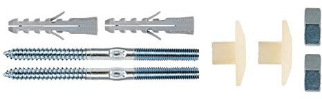 Fischer 42833 - Set di fissaggio per lavandino WST 140, in metallo