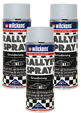 3x 400ml Wilckens Spraydose Rallye Spray Grundierung Spraydose 100ml/0,99€