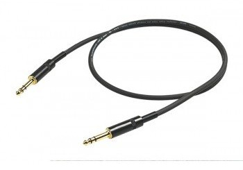 PROEL CHL140LU2 - Cavo audio professionale bilanciato con connessioni spina jack Stereo 6.3 mm a spina jack Stereo 6.3 mm (2mt)