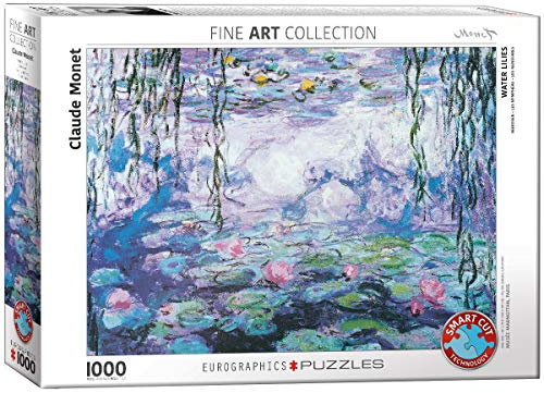 EuroGraphics - Puzzle 1000 Piezas Waterlilies by Claude Monet