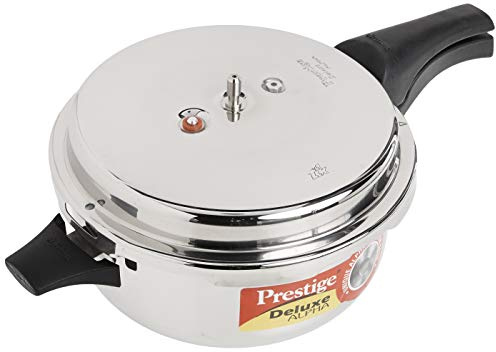 Prestige Deluxe Stainless Steel Deep Pressure Pan 5 liters