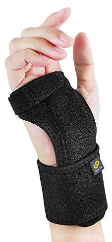 Bracoo Handgelenkstütze mit Karpaltunnelsyndrom Schiene, Handgelenkschiene für Rechts Links Hand, Ergonomische Metallschiene Handgelenkbandage für Karpaltunnelschmerzen, Sehnenscheidenentzündung, WP30