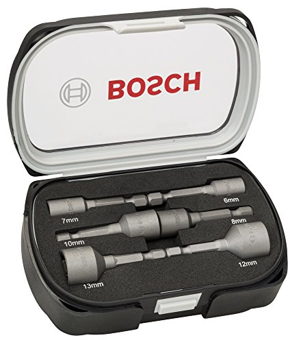 Bosch Professional 6tlg. Steckschlüssel-Set für Sechskantschrauben, 2608551079