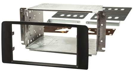 tomzz Audio 2431-000 Doppel DIN Radioblende kompatibel mit Man TGX TGS TGA TGL ab 2007 schwarz