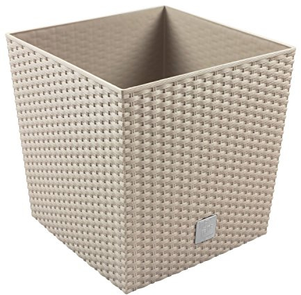 Prosper Plast DRTS400l-7529U Rato Low Pot de Fleurs, Mocca, 40 x 40 x 40,8 cm