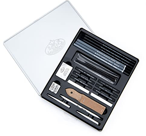 Royal Langnickel RSET-ART2711 - Zeichenkohle Künstler Set