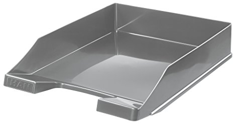 HAN Briefablage KLASSIK, 10 STÜCK Schreibtisch Organizer, Bürobedarf, Ablagefächer, Büromaterial, Briefkorb, Dokumentenablage, bis Format A4/C4, 1027-X-191, dunkelgrau