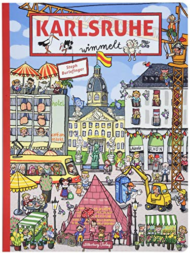 Karlsruhe wimmelt. Wimmelspaß total auf den Plätzen und Straßen der Fächerstadt. In dem liebevoll gestalteten Buch gibt es für Kinder, Eltern und ... Kinder ab 3 Jahren. (Silberburg Wimmelbuch)