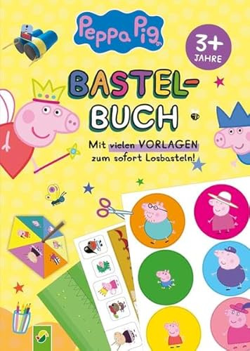Peppa Pig Bastelbuch: Mit vielen Vorlagen zum sofort Losbasteln! Für Peppa Wutz Fans ab 3 Jahren