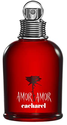 Cacharel - Amor Amor - Eau De Toilette - Parfum Sensuel, Doux et Romantique pour Femme - Une Fragrance Florale, Fruitée et Ambrée - Parfum de Luxe pour Femme - 50 ml