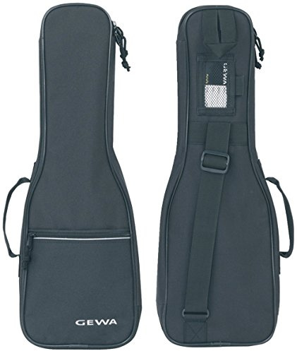 GEWA Ukulelen Gig Bag Classic schwarz Tasche für Concert Ukulele gepolstert, reißfest, wassergeschützt