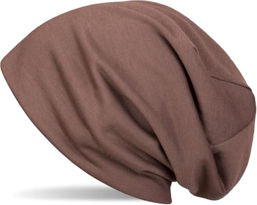 styleBREAKER Unisex Slouch Beanie Baumwollmix 59cm OneSize | 65% Naturfaser 35% Polyester. Bundweite 26cm. Höhe 26cm. elastisch. atmungsaktiv. waschbar 30 Grad. leichte Stoffmütze.