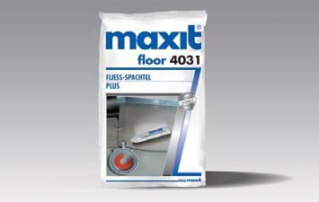 sol maxit 4031 Flow Filler Plus | 25 kg | Mastic pour sols en ciment Mastic fluide, mastic pour épaisseurs de couche de 1 à 10 mm | Pour usage intérieur uniquement, très résistant