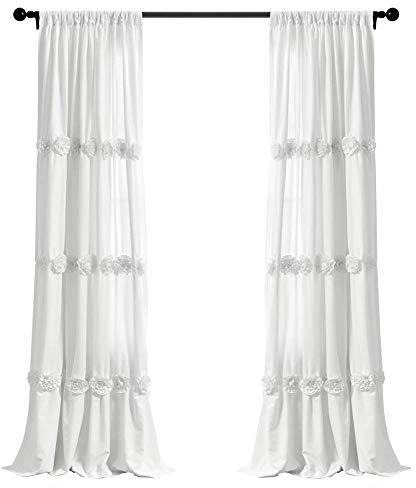Lush Decor, Darla 16T005086 - Tenda per finestra singola, 213,4 x 101,6 cm