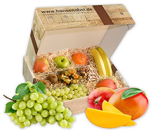 Hansen Obst | Obstbox Wellness | Geschenkbox mit frischem Obst | Die Rustikale