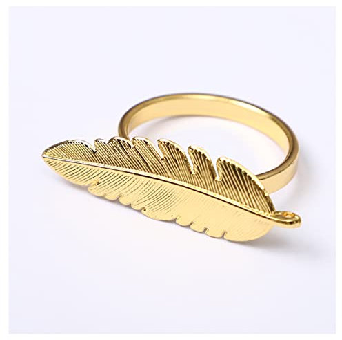 YTGZS Servilleteros De Aro Aro De Servilleta Hebilla Anillos Servilleteros De Metal para Navidad,Boda,Cena,Decoración De Mesa Favor,6 Estilos para Elegir,Juego de 3 Piezas,E