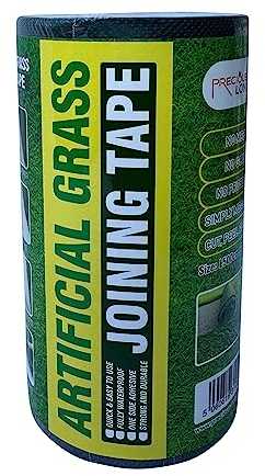PRECIOUS LONDON Artificial Grass Seaming Tape - Self-Adhesive Joining Turf Tape - Fixing Synthetic Lawn Carpet Tape - 5 Metre x 15cm wide - Seamless and Durable Installation