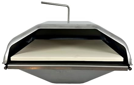 Pellethead Pizza Oven Attachment for Pellet Grills – Convert Traeger, Pit Boss, GMG & Camp Chef into Outdoor Pizza Oven | Heats to 800°F, Stainless Steel, Radiant + Convection Cooking
