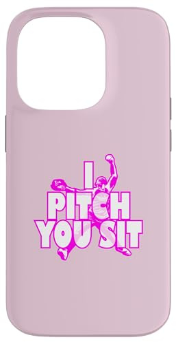 T-Shirt « I Pitch You Sit » - Pichet de Softball Coque pour iPhone 14 Pro