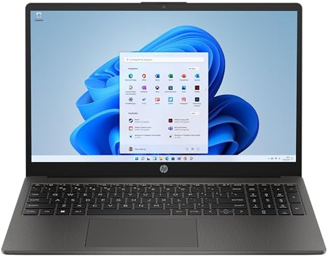 HP Laptop, 15,6 Zoll Full-HD Display, Intel Core i3 1315U, 6 x 4.50 GHz, 16 GB DDR4 RAM, 512 GB SSD, Intel UHD Graphics, Schwarz, Norton 360, Windows 11