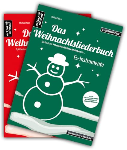 Das Weihnachtsliederbuch-Set (Es-Instrumente + Klavierbegleitung): 2 Spielbücher mit 94 beliebten Weihnachtsliedern für Es-Instrumente (z. B. für ... & Klavierbegleitung (mit Melodiestimme in C)