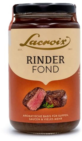 Lacroix - Rinderfond im 400 ml Glas - Die aromatische Basis für Suppen, Soßen & vielem mehr!