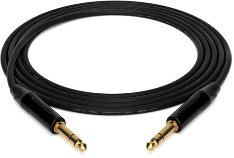 enoaudio Mogami 2534 Quad profesional Cable balanceado | Neutrik 6,3mm TRS | HiFi - 0,5 m