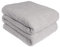 Brentfords Teddy Fleece Blanket Large Throw Over Bed Plush Super Soft Warm Sofa Bedspread, Silver Grey - 125 x 150 cm