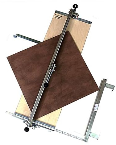 Karl Dahm Spezial Winkel für High-Line Fliesenschneider 70 cm I Winkelmesser Metall für große Fliesen I Fliesenleger Werkzeug zum präzisen Arbeiten