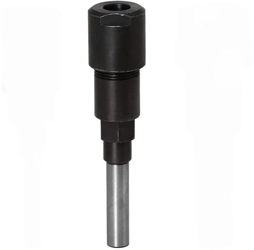 ArtisanShow 1PC 1/4 Inch 8mm 1/2 Inch Shank Collet Extension Chuck, Router Bit Extension Rod Converter Engraving Machine Accessories Extension Milling Cutter Router Bit for Woodworking (8mm Shank)