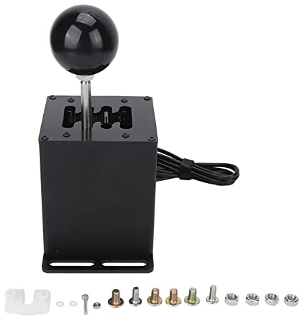 Restokki USB H Gangschaltung USB Simulator Shifter 7+R H Gangschaltung für ATS ETS Dust WRC SIM Racing Game für G29 G27 G25 G920 PC