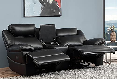 Mapo Möbel Elektrische Voll-Leder Couch Sofa Relaxsessel Fernsehsessel Fernsehsofa 3581ee-Cup-2-S