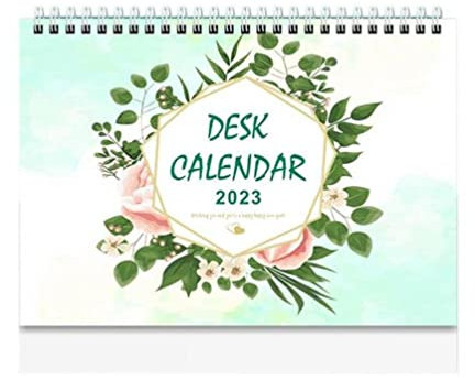 AAPIE Tischkalender Tischkalender 2023 Jahresagenda Organisieren Sie den kleinen Tischkalender aus dickem Papier für zu Hause
