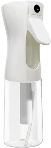 Dalireve – Flacon pulvérisateur pour cheveux – Brume fine de 200 ml – Bouteille d'eau de qualité supérieure avec chiffon de nettoyage – Flacon pulvérisateur continu pour coiffure, nettoyage, plantes,
