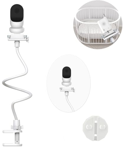 Derebir Baby Camera Monitor Holder Compatible with Owlet Camera Baby Flexible Baby Monitor Mount Stand (33.9 inch)