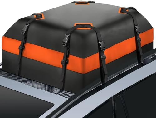 CELECH Auto Dachbox für P-eugeot 308 SW 5 Door 2021-2023,Faltbare wasserdichte Dachgepäcktasche,Wetterfeste Dachtasche,Tragbar Reisen Dachgepäckträger Tasche