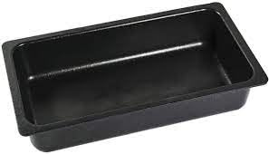 AMT Gastroguss Gastronorm - Behälter hoch GN 1/3 glatt, induktionsgeeignet, 17,6 cm x 32,5 cm, 5,5 cm hoch, ohne Griffe, Lotan® Antihaft-Veredelung, AMZN-I-51833