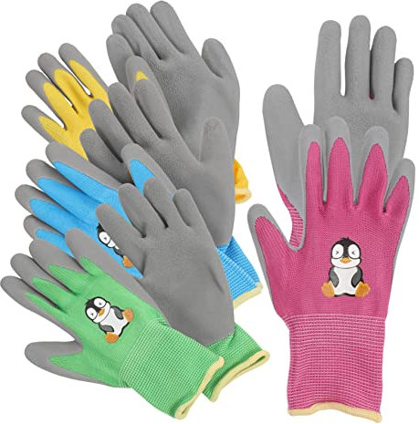 FUNOMOCYA 4paare Gartenhandschuhe Outdoor Arbeitshandschuhe Gärtnerhandschuhe Verschleißfest Atmungsaktiv Für Unisex