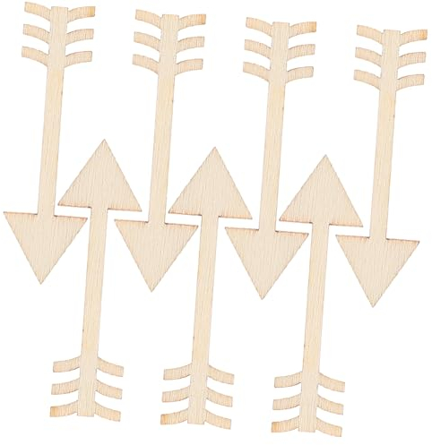 TEHAUX 100stücke Holzpfeilformen Aus Holz Zum Basteln Leere Holztafeln Und Holzschilder Zum Selbermachen Diy-holzpfeilspäne Für Heimwerkerprojekte Und Hochzeitsdekorationen