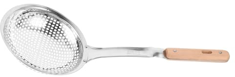ABOOFAN Colador Espumadera para Cocinar Cuchara Ranurada Colador de Metal Cucharón Colador de para Cocina