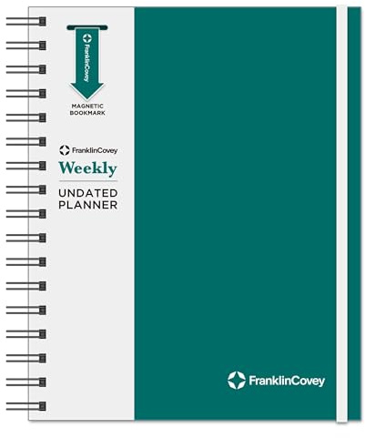 FranklinCovey – undatierter Wochenplaner – Spiralplaner (17,8 x 21,6 x 2,5 cm)