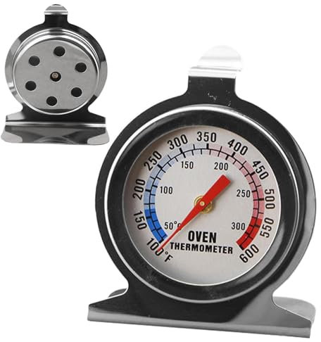 Thermomètre analogique de réfrigérateur, affichage de la température du four en acier inoxydable pour réfrigérateur, congélateur, congélateur, réfrigérateur à vin, idéal pour les restaurants et les